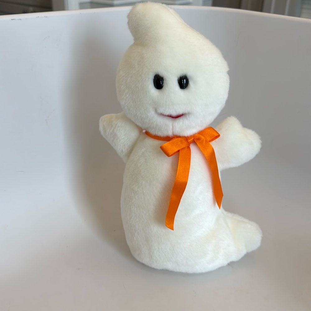 Ty Beanie Buddies Spooky The Happy Ghost 12" Plush 2001